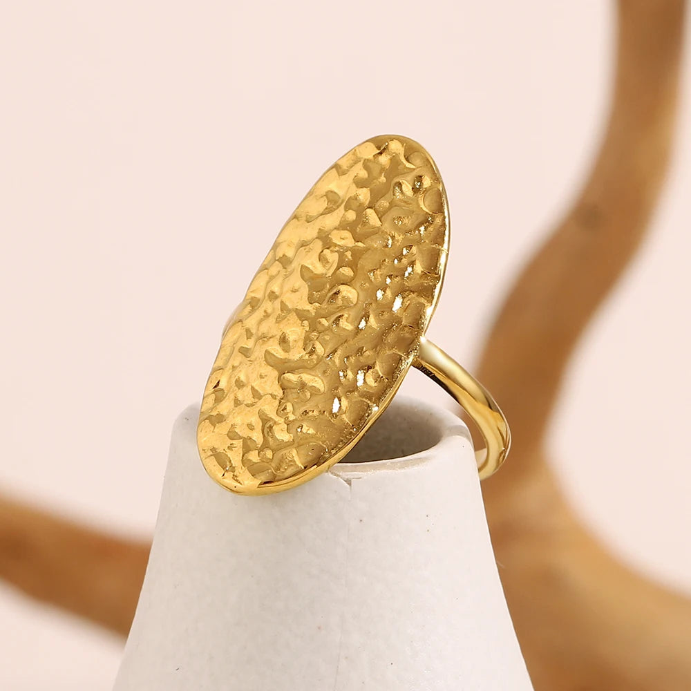 Hammered Glow Ring
