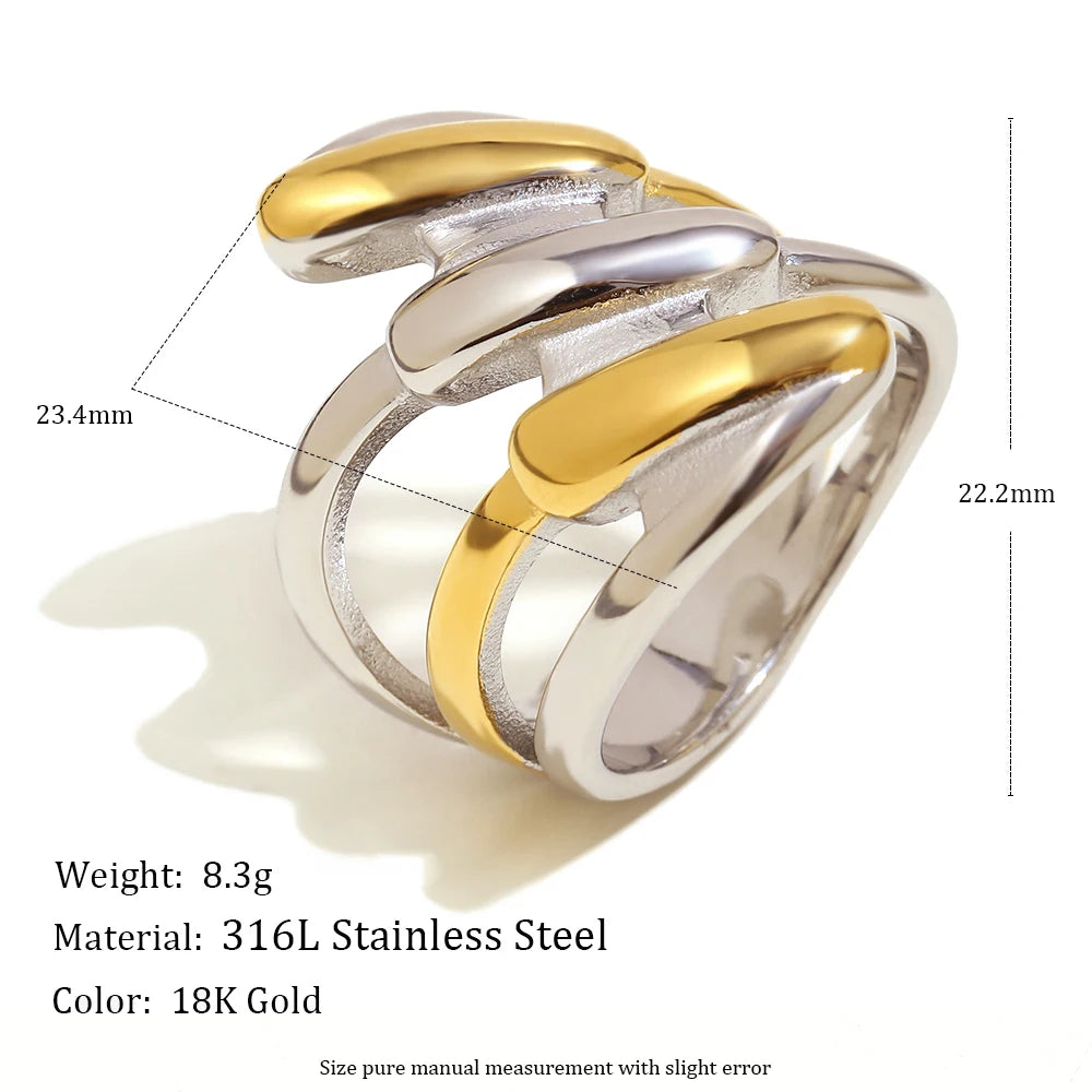 Bicolor Classic Ring