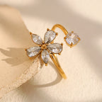 Open Petal Ring
