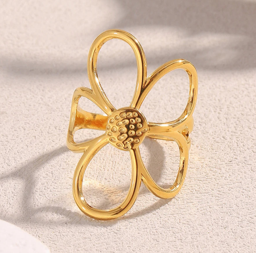Dual Bloom Ring