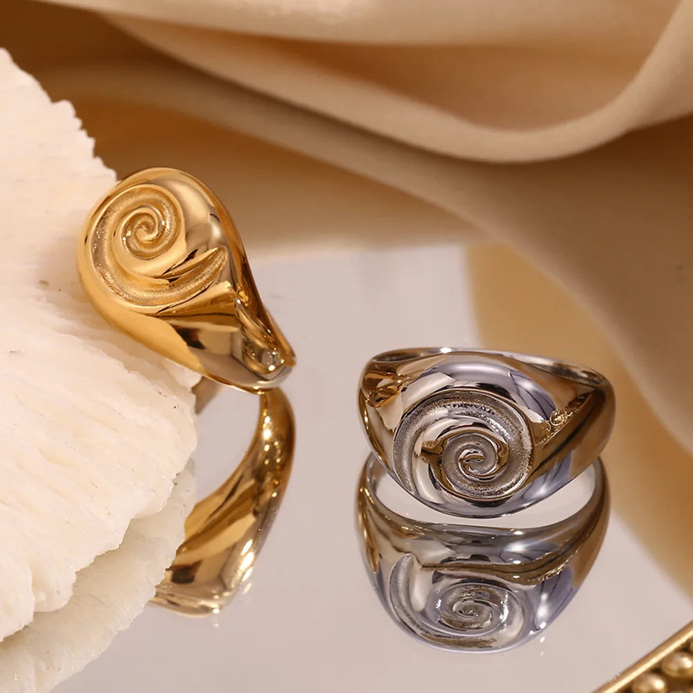 Fingerprint Ripple Ring