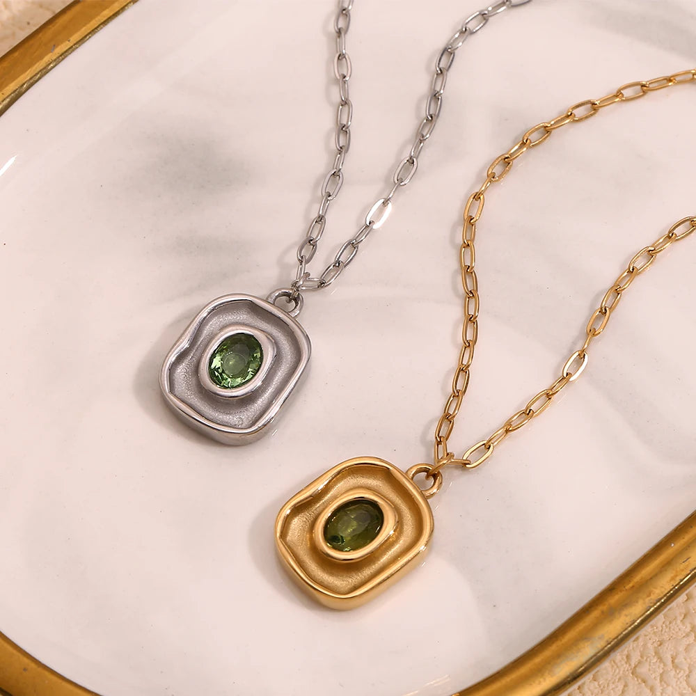 Emerald Edge Necklace
