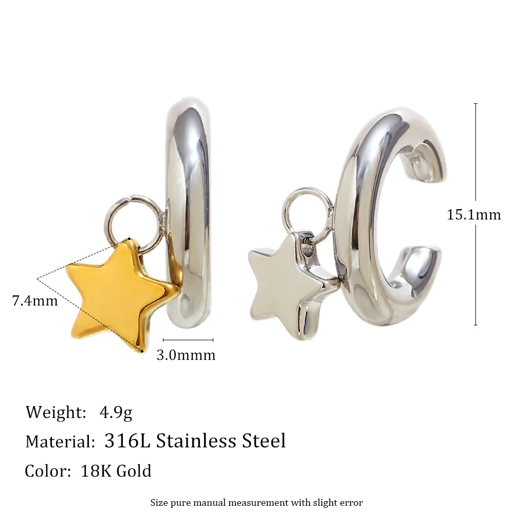 Stellar Asymmetry Ear Clip