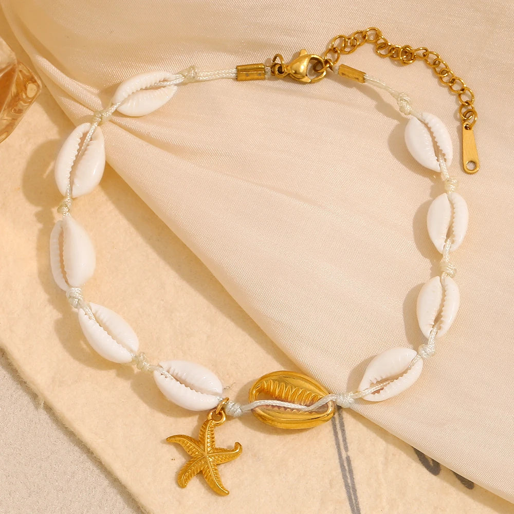 Starfish Shell Bracelet