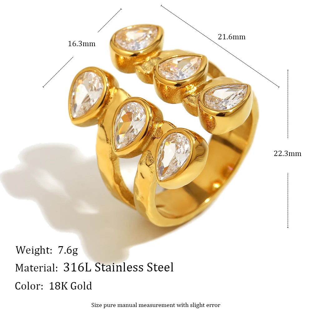 Radiant Layers Ring