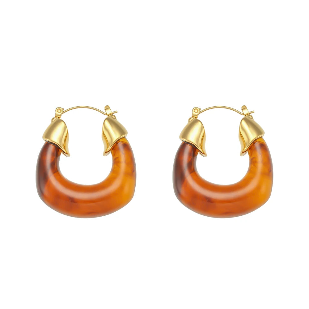 Acrylic Curve Earrings