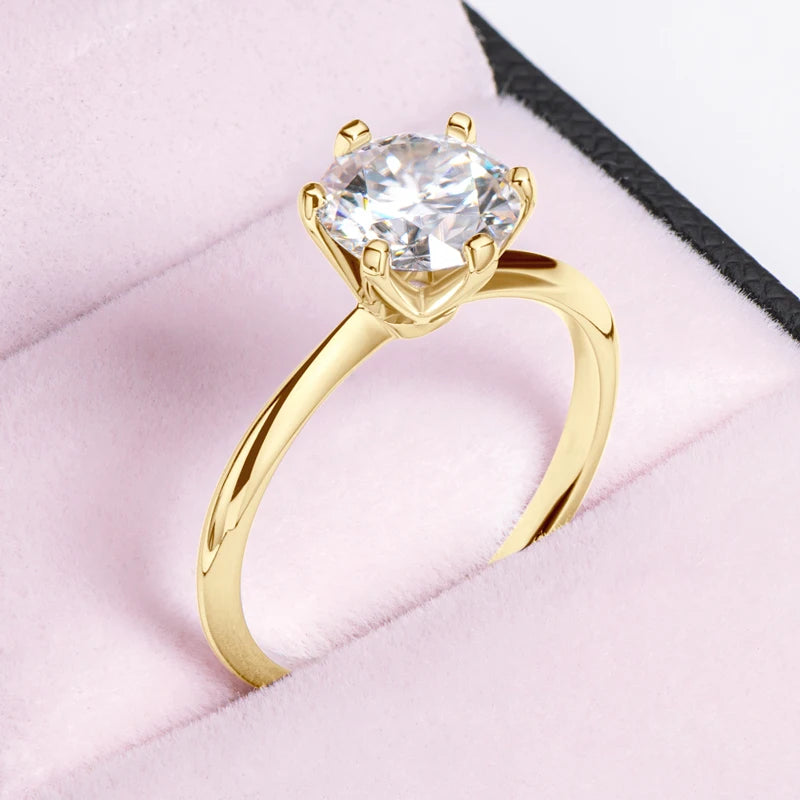 Celeste 3.0CT Solitaire in Gold