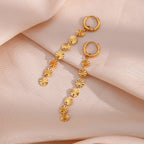Snowflake Tassel Earrings