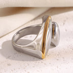 Asymmetric Oval Ring