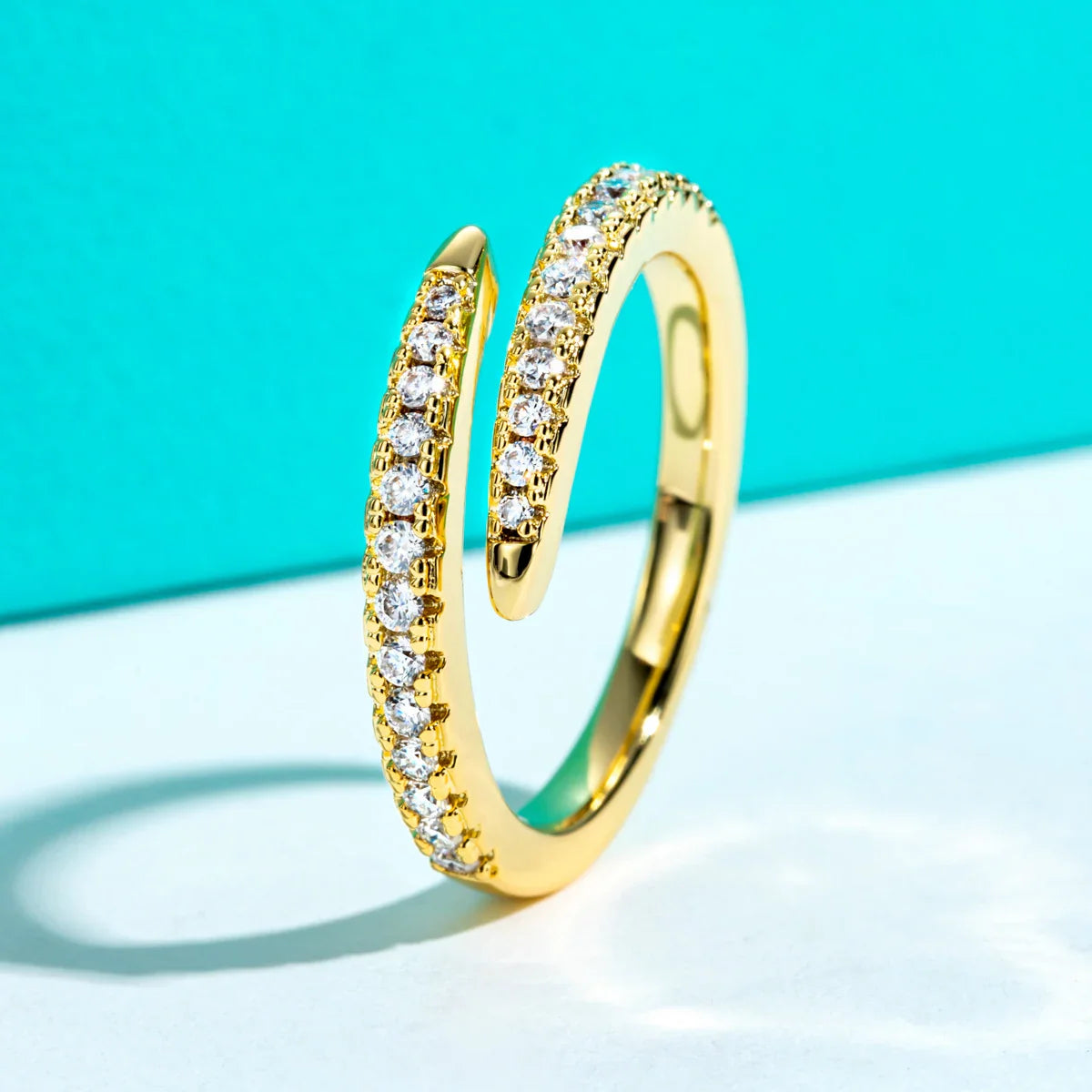 Anello Flex Bagliore Moissanite