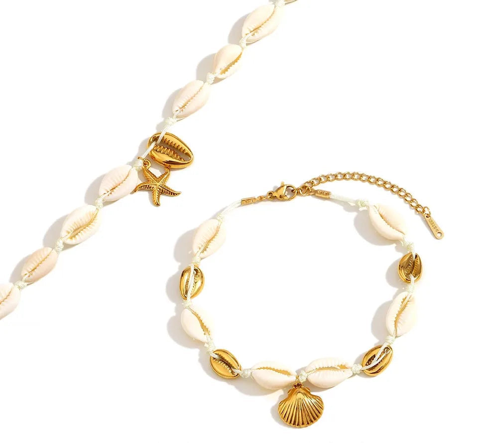 Starfish Shell Bracelet
