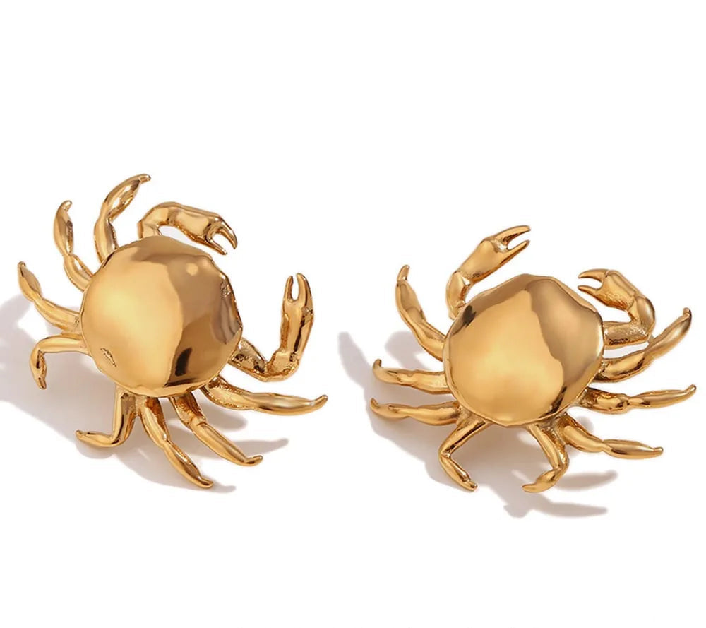 Mini Crab Earrings
