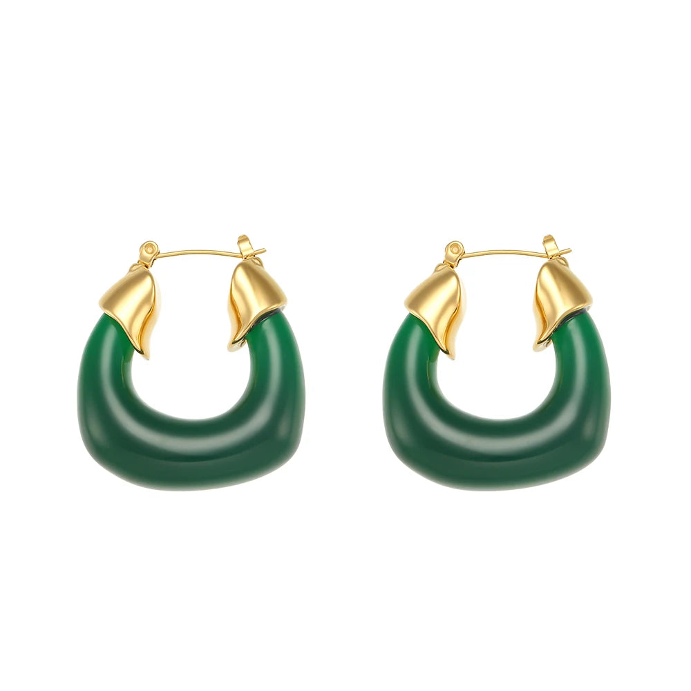 Acrylic Curve Earrings