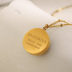 Ocean Letter Necklace