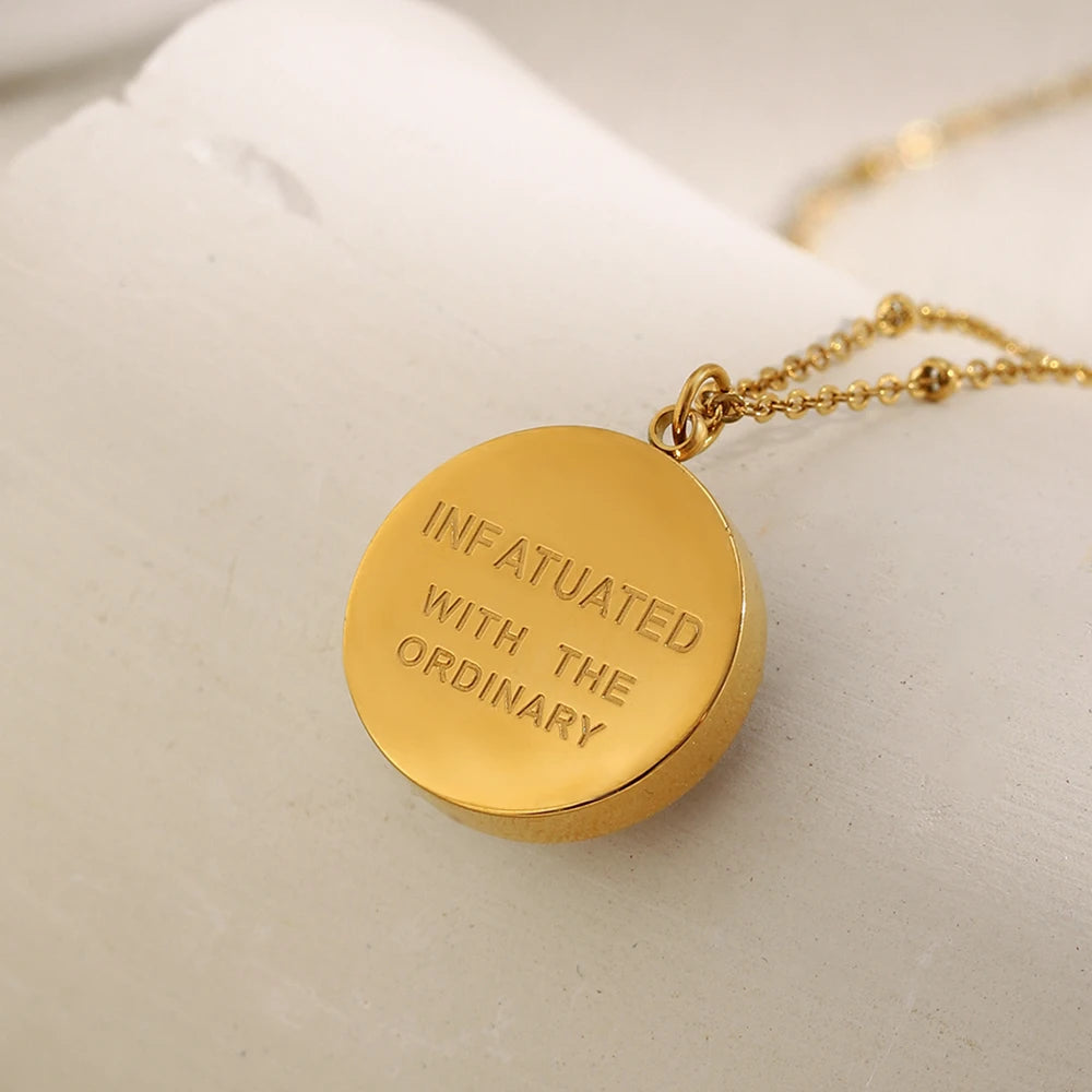 Ocean Letter Necklace