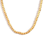 Golden Cube Necklace