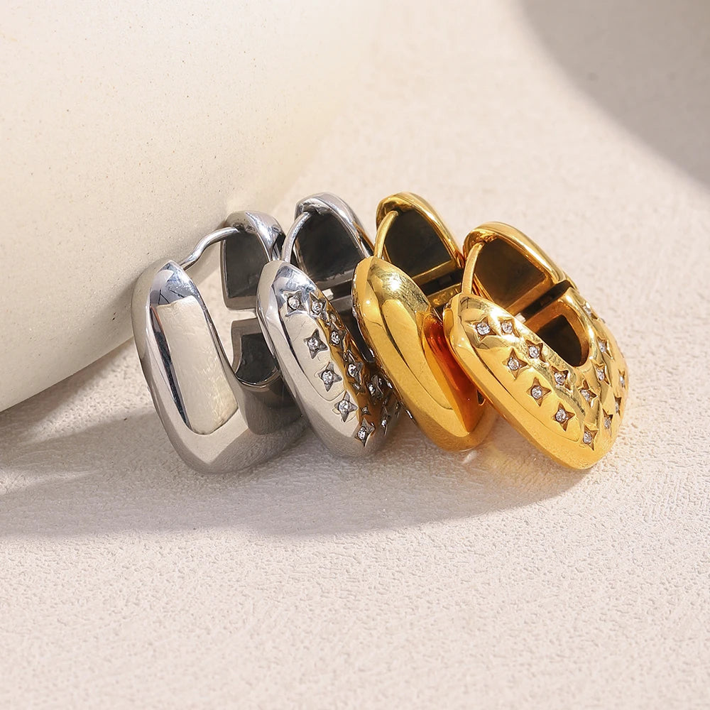Square Hoop Earrings