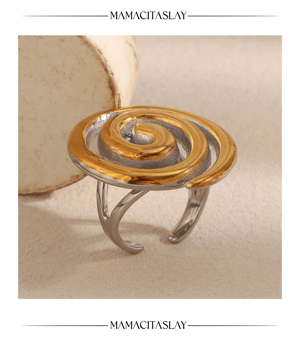 Spiral Twist Ring