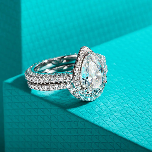 Anello Halo Regina di Cuori