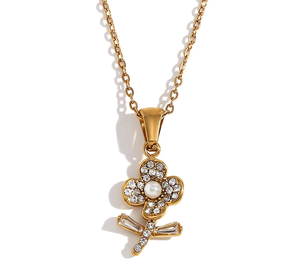Pearl Blossom Necklace