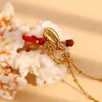 Shell Seahorse Necklace