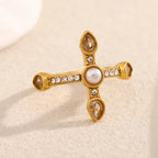 Divine Cross Ring