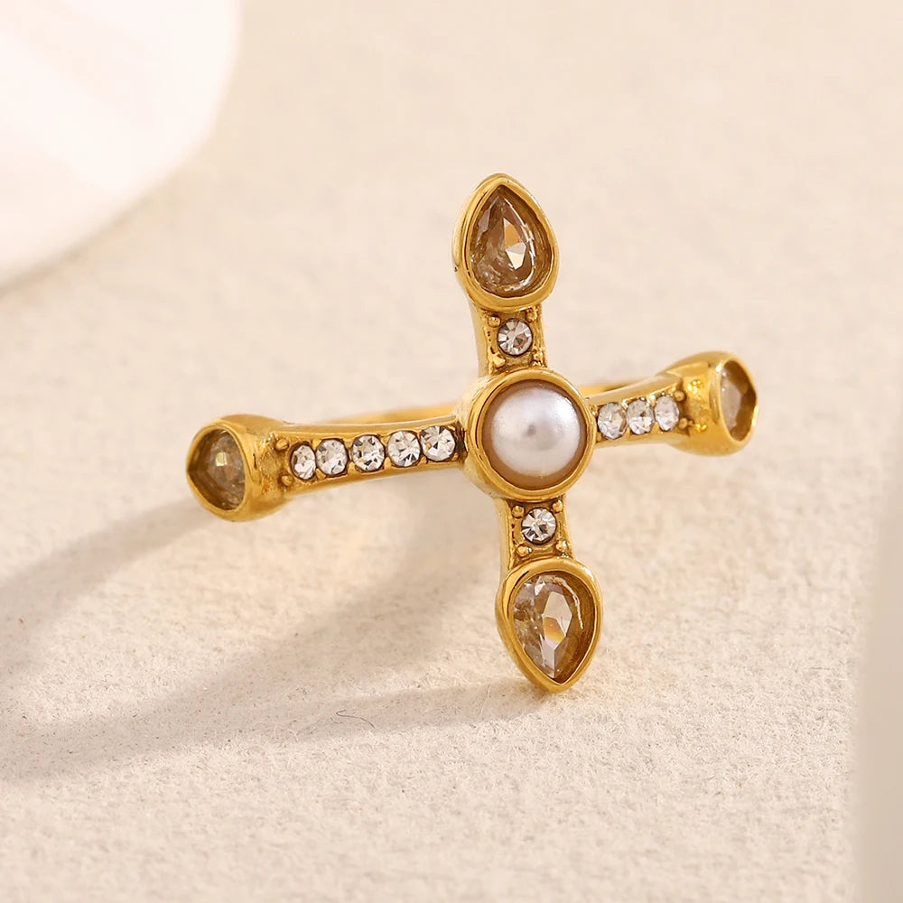 Divine Cross Ring