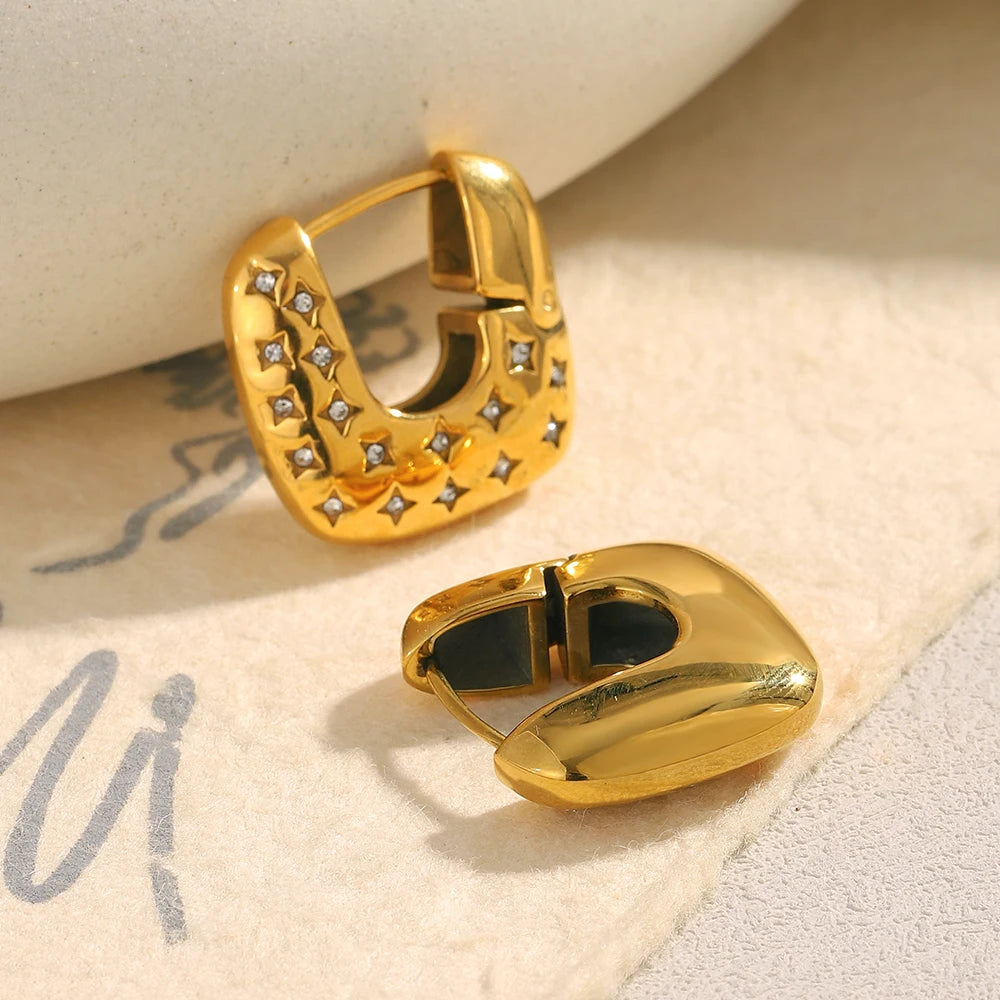 Square Hoop Earrings