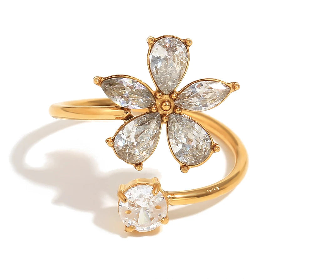 Open Petal Ring