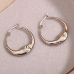 Lunar Hoop Earrings