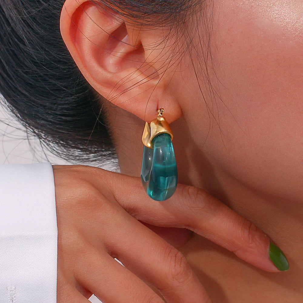 Acrylic Curve Earrings