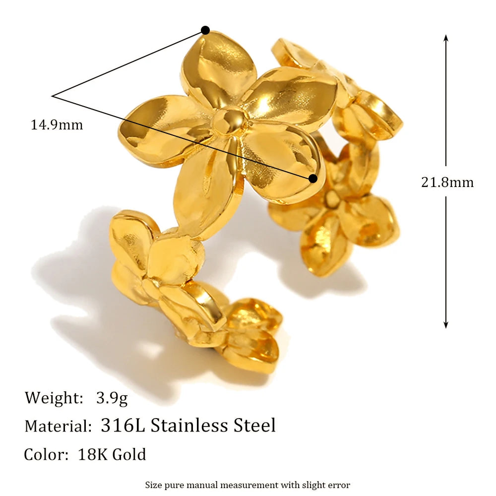 Flora Adjustable Ring