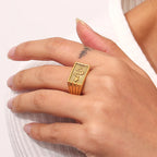 Serpent Square Ring