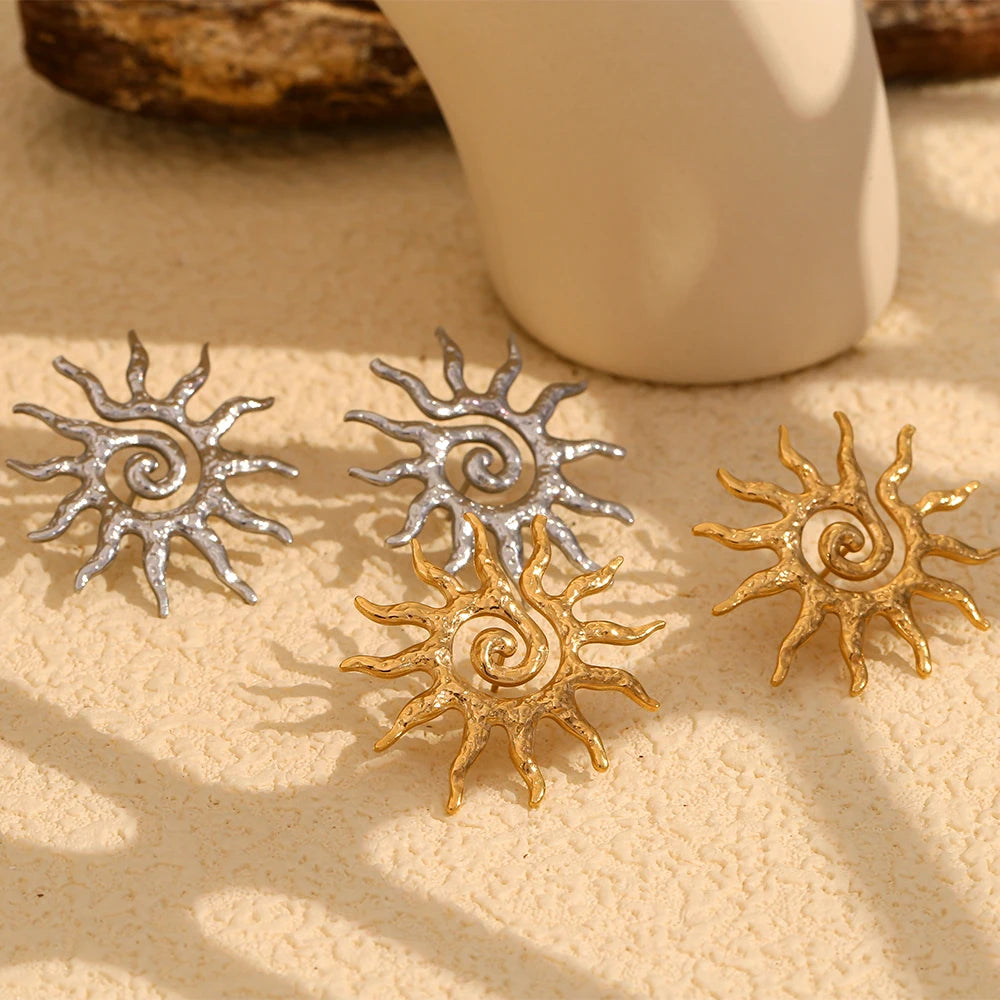 Sunflower Stud Earrings