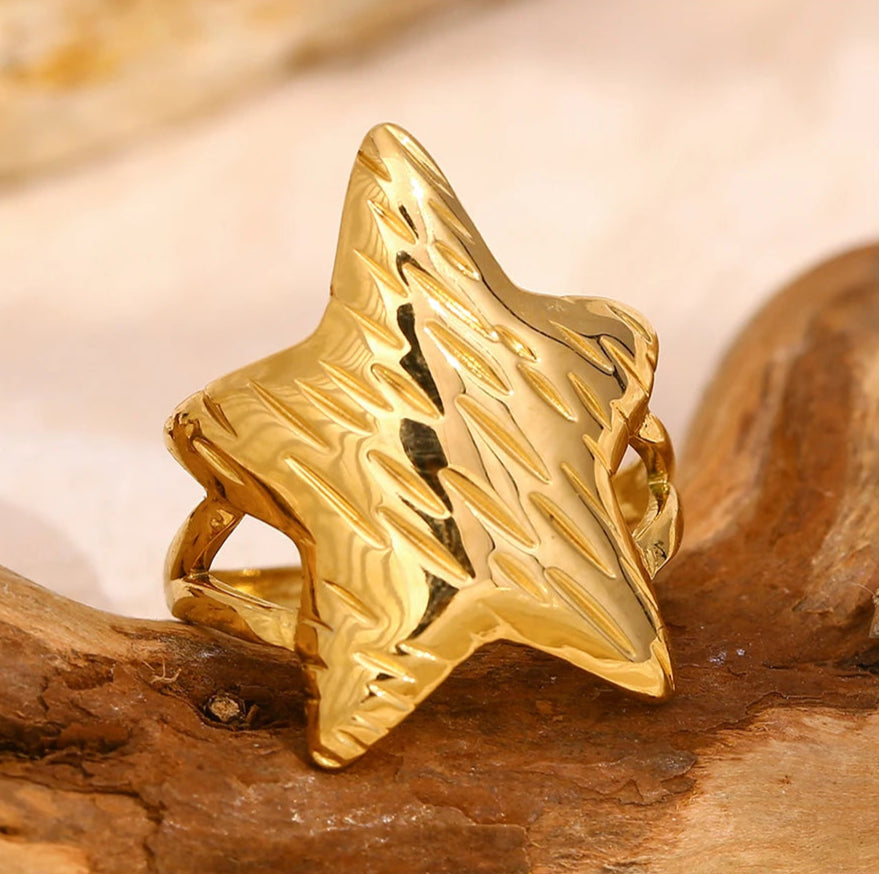 Starfish Open Ring