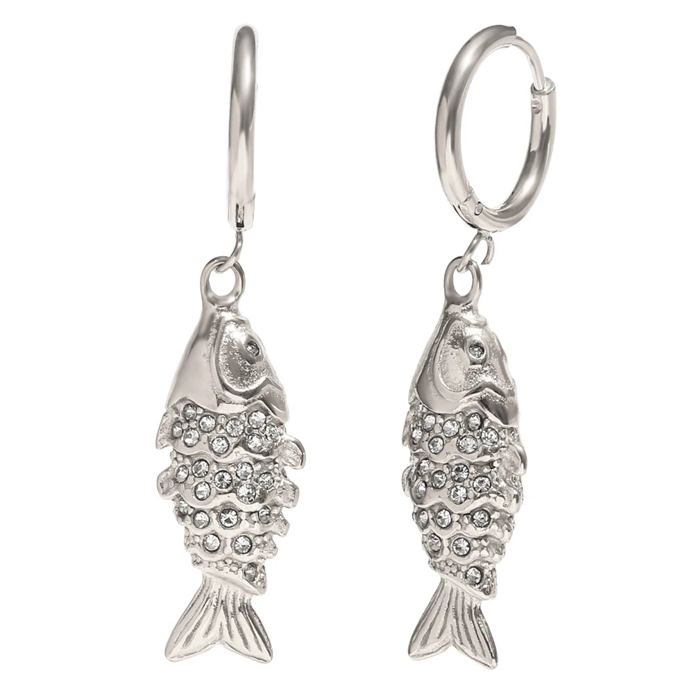 Lucky Koi Drop Earrings