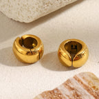 Mini Earclip with Wide Edge in 316L Stainless Steel