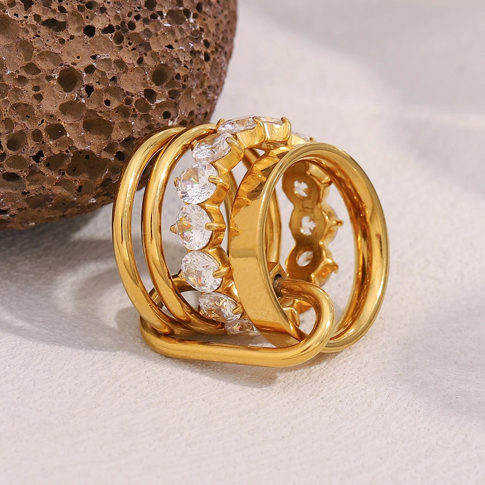 Radiant Layers Ring