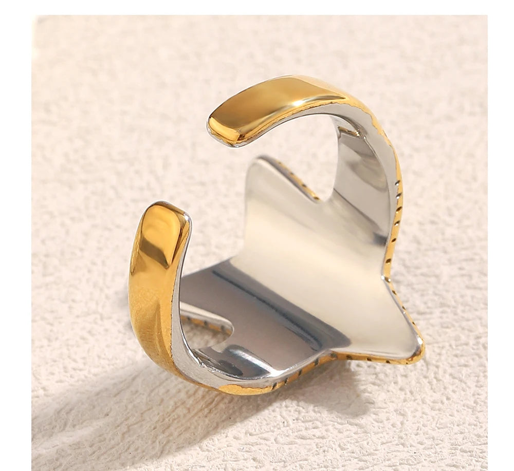 Starfish Charm Ring