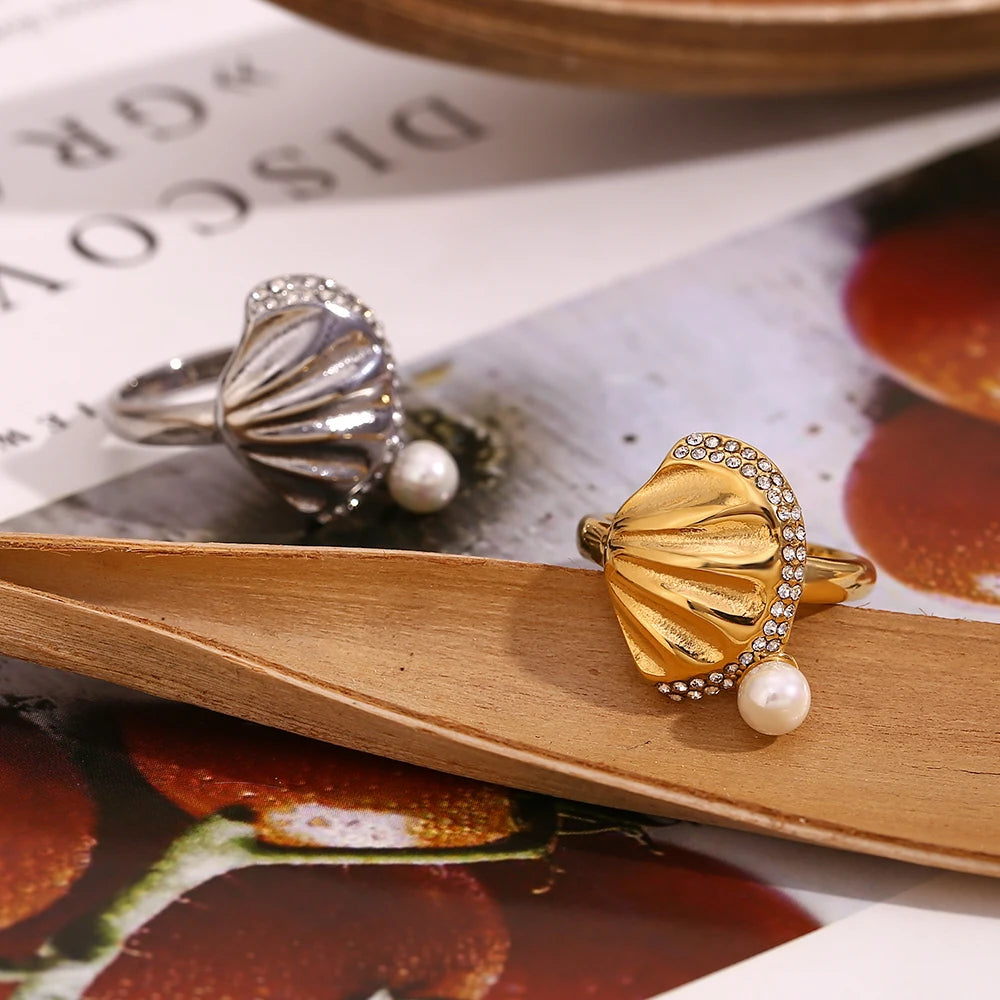 Pearl Shell Ring