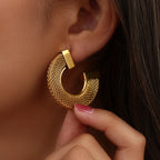 Mesh Statement Earrings
