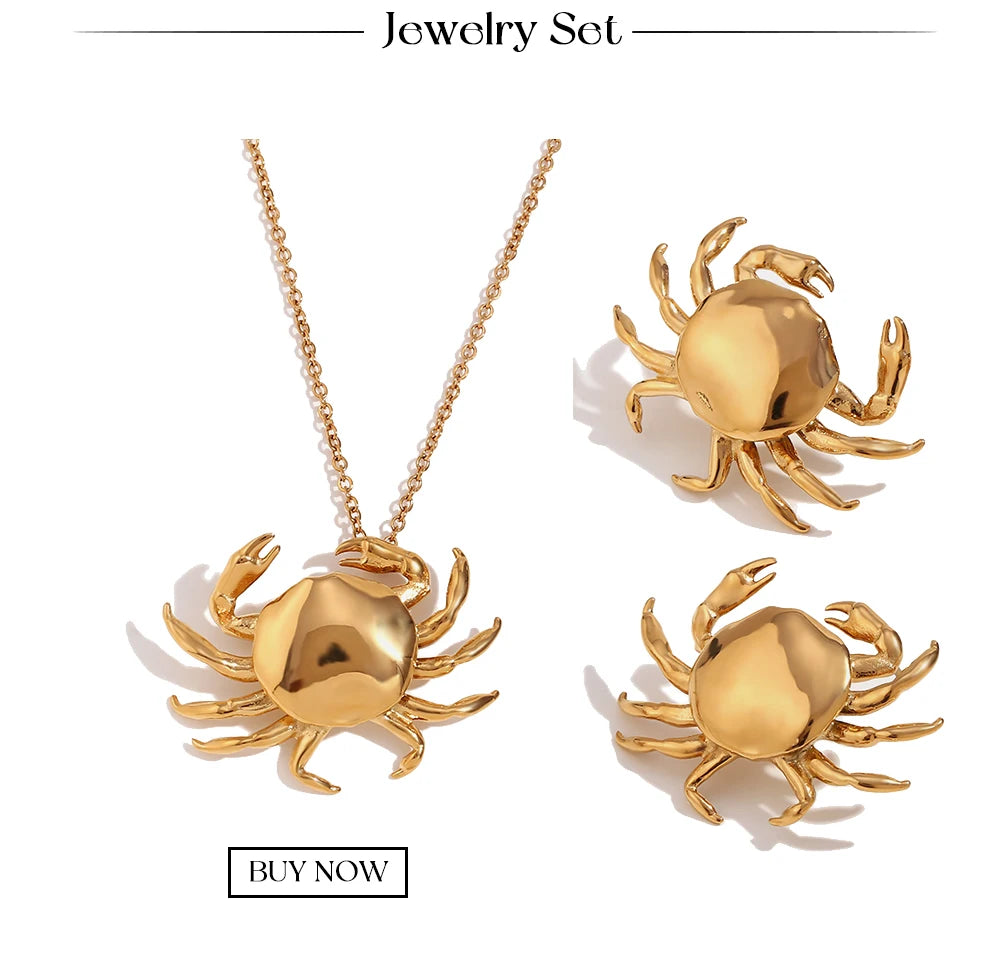 Mini Crab Earrings