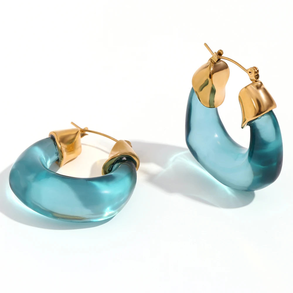 Acrylic Curve Earrings