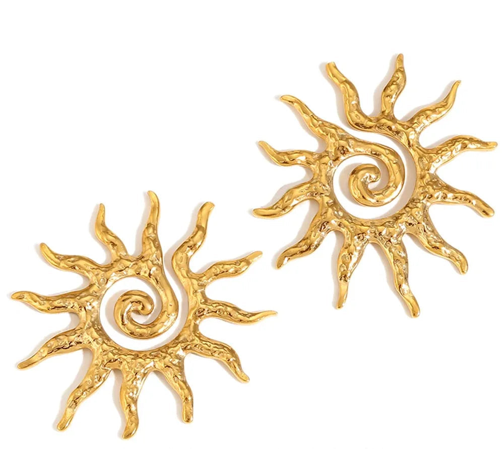 Sunflower Stud Earrings