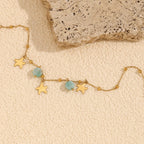 Starlight Amazonite Anklet