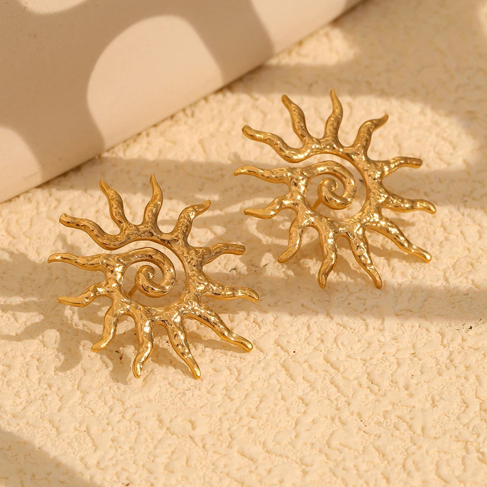 Sunflower Stud Earrings