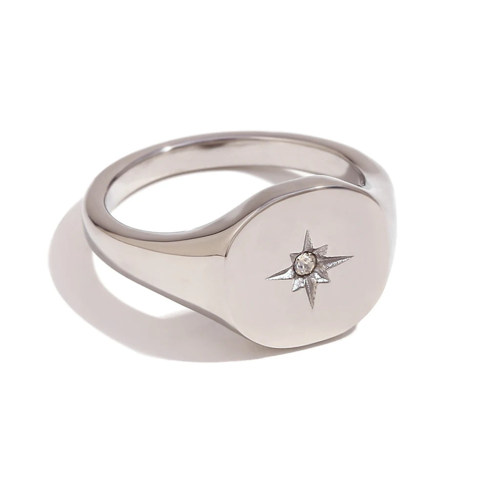 Octagonal Star Ring
