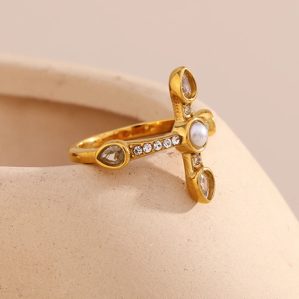 Divine Cross Ring