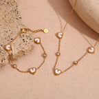 Seashell Heart Necklace