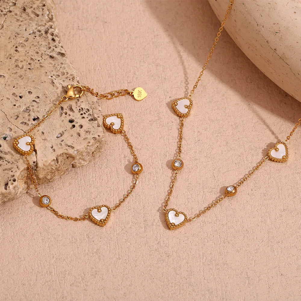 Seashell Heart Necklace